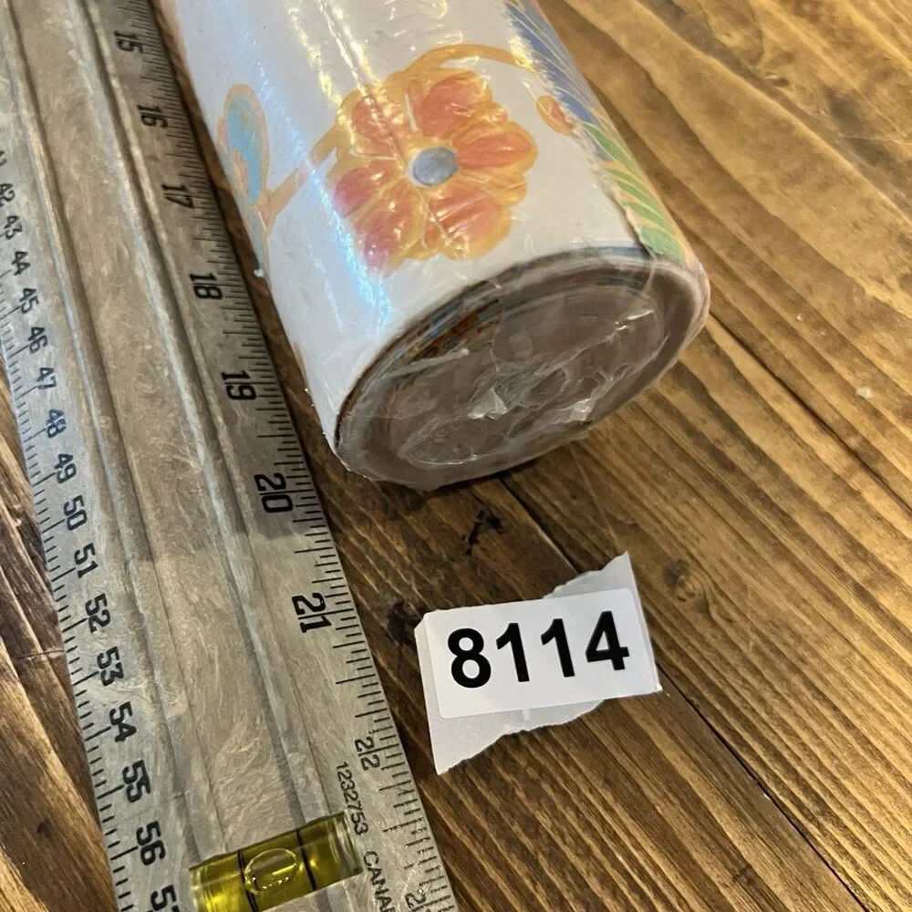 Vintage Wallpaper Wall Covering Dbl Roll 20.5”x14 yds Floral Cottagecore USA